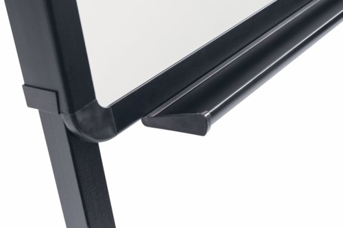 Bi-Office Footbar Flipchart Easel Magnetic 700x1000mm Black - EA2306007 73179BS Buy online at Office 5Star or contact us Tel 01594 810081 for assistance