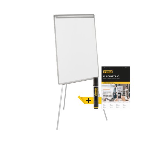 Langstane Economy DryErase Flipchart Easel A1 Grey Trim