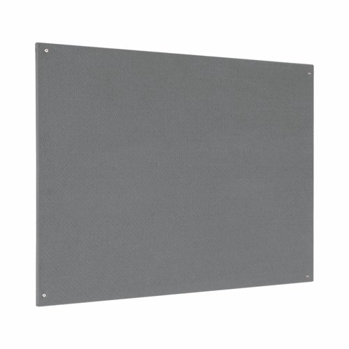Bi-Office Grey Felt Noticeboard Unframed 900x600mm - FB0742397 Bi-Silque