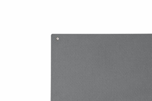 Bi-Office Grey Felt Noticeboard Unframed 900x600mm - FB0742397 Pin Boards 45501BS