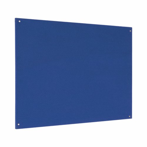 Bi-Office Blue Felt Noticeboard Unframed 900x600mm - FB0743397 Pin Boards 45508BS