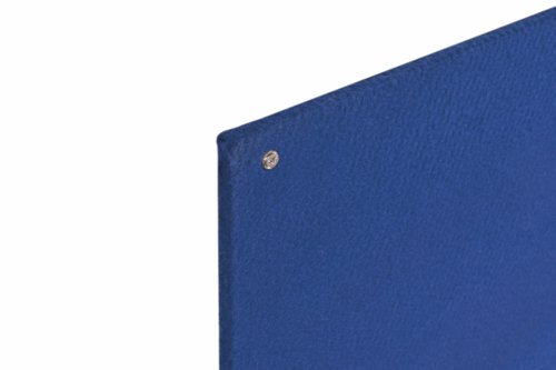 Bi-Office Blue Felt Noticeboard Unframed 900x600mm - FB0743397 Pin Boards 45508BS