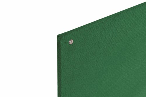 Bi-Office Green Felt Noticeboard Unframed 900x600mm - FB0744397 45515BS Buy online at Office 5Star or contact us Tel 01594 810081 for assistance
