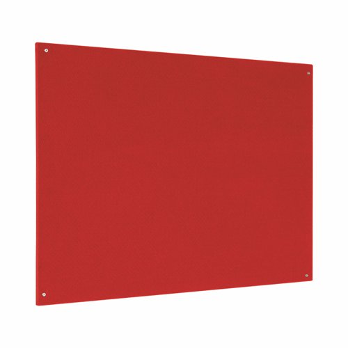 Bi-Office Red Felt Noticeboard Unframed 1200x900mm - FB1446397 Pin Boards 45550BS