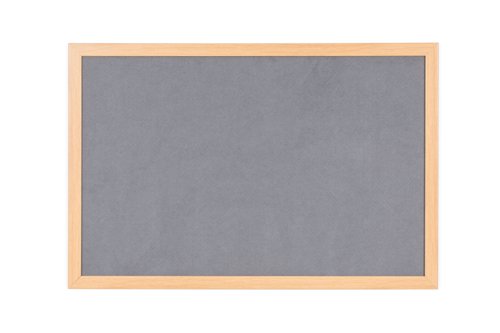 Earth Prime Felt Noticeboard 240x120cm Grey Oak MDF Frame FB8642233