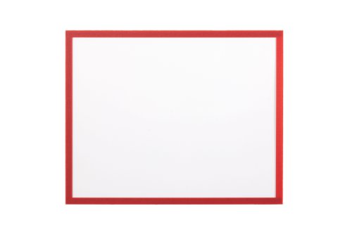 Bi-Office Adhesive Document Holder Red A3 (Pack of 5) FM2829