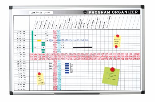 Bi-Office Maya Magnetic Program Organizer 60x45cm GA0374170