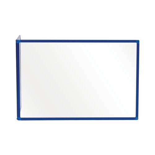 Bi-Office Duo Glass Board 600mm  900x600 Bl Alu Frm
