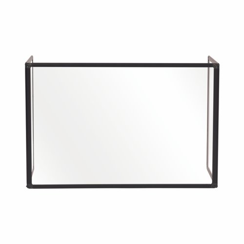 Bi-Office Trio Glass Board 600mm 900x600Bk Alu Frm
