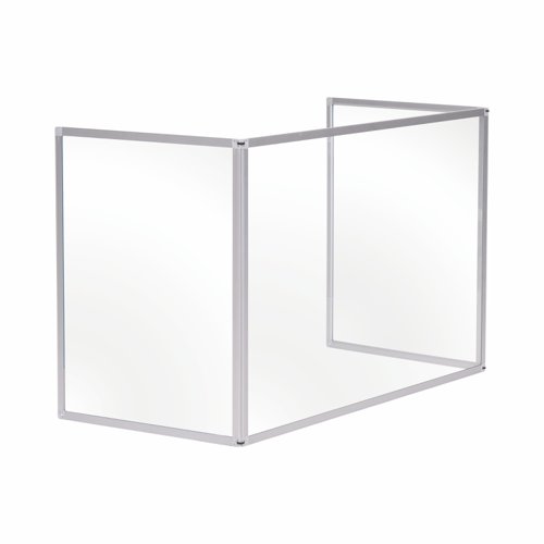 Bi-Office Trio Glass Board 600mm 900x600Alu Frm