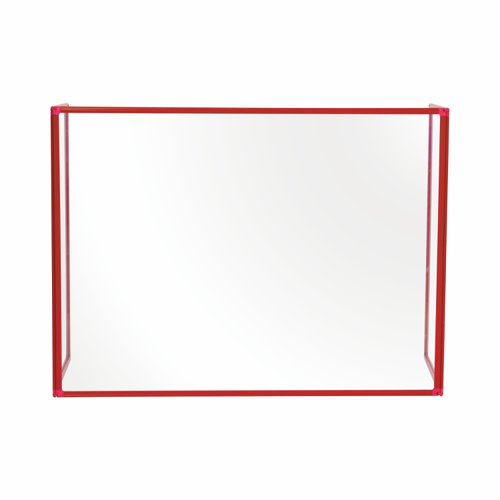 Bi-Office Trio Glass Board 900mm 1200x900Rd Alu Frm