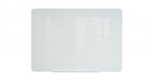 Bi-Office Glass Projection Screen and Magnetic Drywipe Board 1600x1000mm
