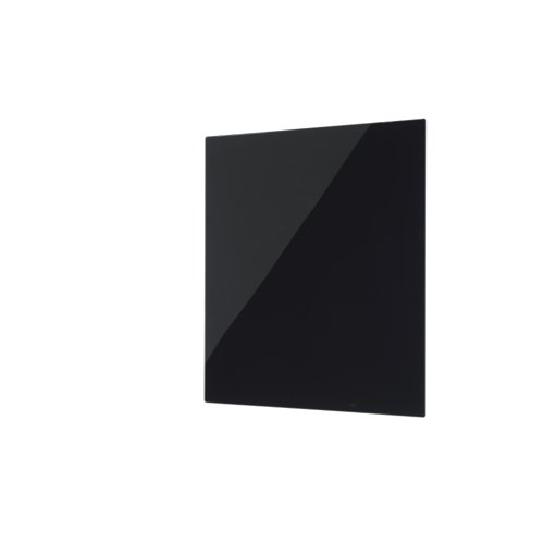 Bi-Office Magnetic Glass Whiteboard Memo Tile 480x480mm Black - GL150201 Glass Boards 45669BS