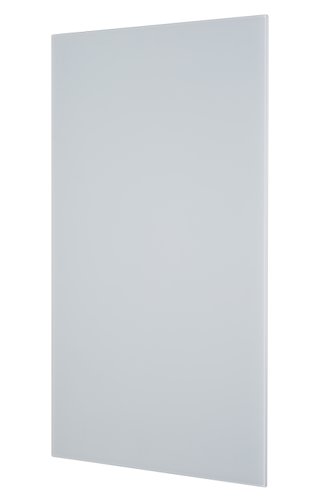 Bi-Office Glass Magnetic Memo Tile; White Glass Surface; Frameless; 780x480mm