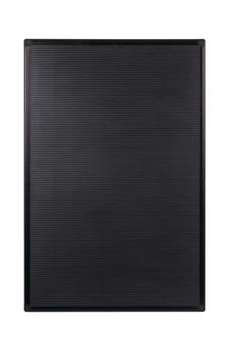 Bi-Office Maya Portrait Letterboard; 60x90cm; Grooved Black Surface; Black Aluminium Frame