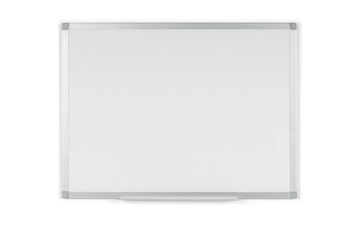 Bi-Office Ayda Whiteboard; Non Magnetic Dry Wipe Surface; Aluminium Frame; 60x45cm