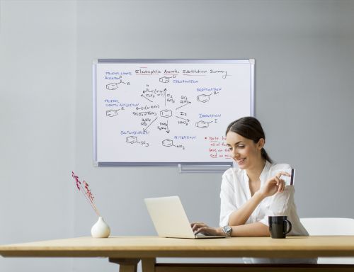 Bi-Office New Generation Magnetic Whiteboard 900x600mm MA0307830
