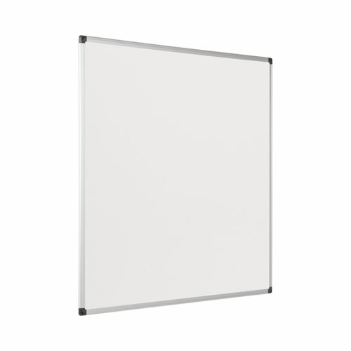 Bi-Office Maya Double Sided Magnetic Whiteboard Laquered Steel Aluminium Frame 900x600mm - MA0314750 Drywipe Boards 68643BS