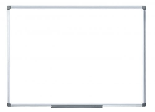 Bi-Office Maya Double Sided Magnetic Whiteboard Laquered Steel Aluminium Frame 900x600mm - MA0314750