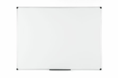 Bi-Office Maya Non Magnetic Melamine Whiteboard Aluminium Frame 1200x900mm - MA0512170 45739BS