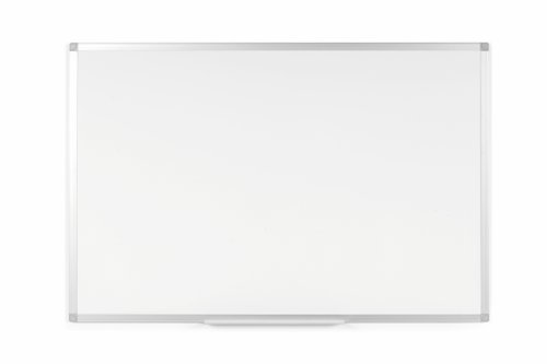 Bi-Office Ayda Whiteboard; Lacquered Steel Magnetic Dry Wipe Surface; Aluminium Frame; 120x90cm