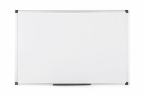 Bi-Office Maya Non-Magnetic Double-Sided; Dry Erase Surface; Aluminium Frame; 450x300mm