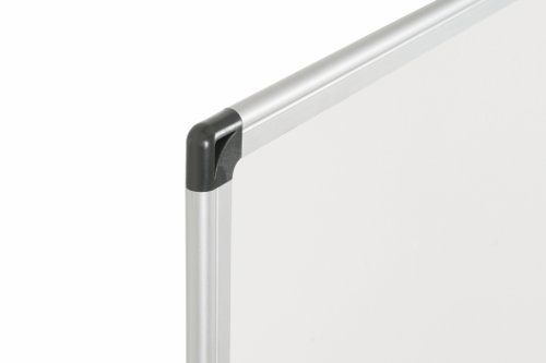 Bi-Office Maya Double Sided Magnetic Whiteboard Laquered Steel Aluminium Frame 900x900mm - MA4114750 Drywipe Boards 68650BS