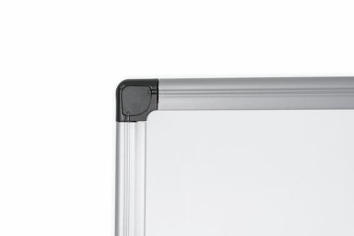Bi-Office Maya Magnetic Melamine Whiteboard Grey Plastic Frame 900x600mm - MB0707186 45893BS Buy online at Office 5Star or contact us Tel 01594 810081 for assistance