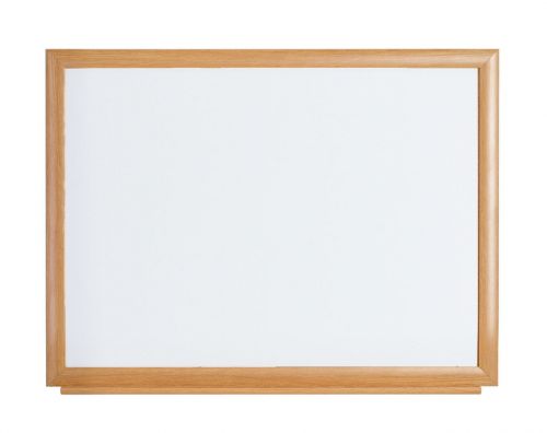 Bi-Office Earth-It Non Magnetic Melamine Whiteboard Oak Wood Frame 1200x900mm - MB14002318 43933BS Buy online at Office 5Star or contact us Tel 01594 810081 for assistance