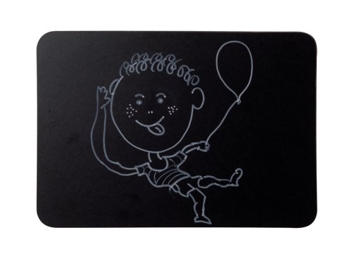 Bi-Office Laptop Chalkboard; A3; Double Sided Washable Black Surface; Frameless