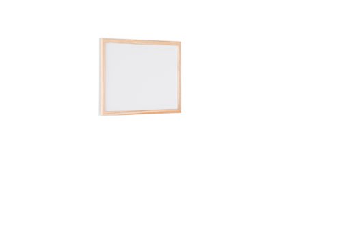 Bi-Office Non Magnetic Melamine Whiteboard Pine Wood Frame 400x300mm - MP01001010