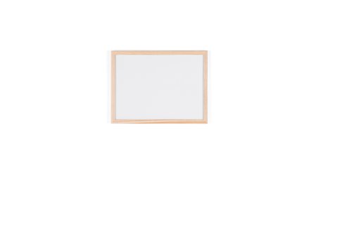 Bi-Office Non Magnetic Melamine Whiteboard Pine Wood Frame 400x300mm - MP01001010 49155BS