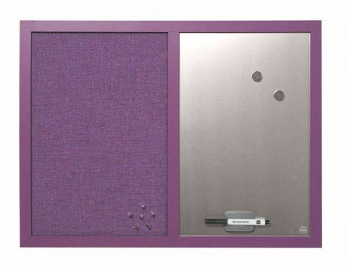 Bi-Office Lavender Purple Combination Board 600x450mm