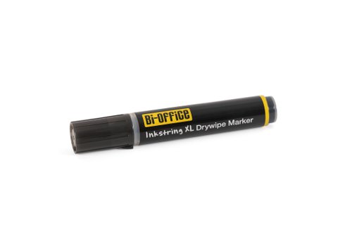 Bi-Office Inkstring XL Drywipe Marker Black (Pack of 12) PE4201 | Bi-Silque