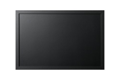 Bi-Office Essentials Chalkboard - 400 x 600 mm - Non-Magnetic Surface, Black MDF Frame