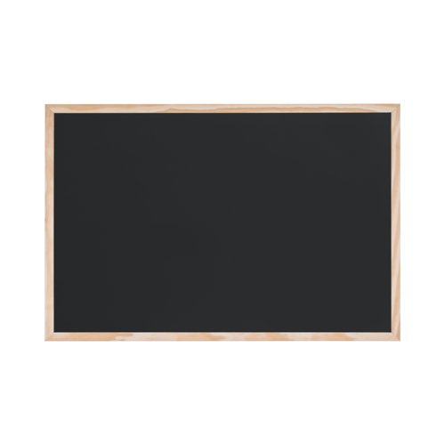 Bi-Office Optimum Chalkboard - 900 x 600 mm - Non-Magnetic Surface, Natural Pine Frame