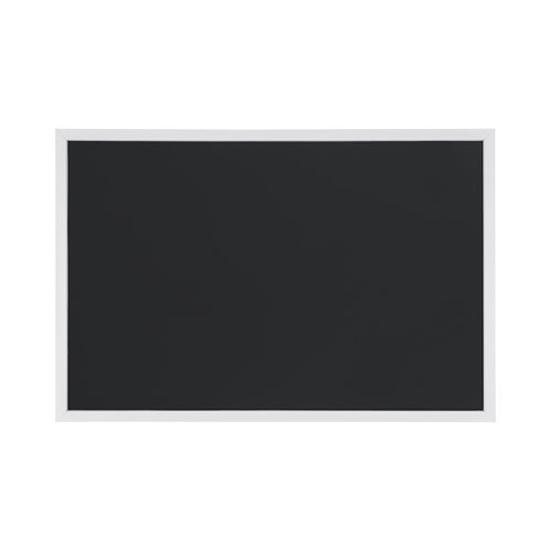 Bi-Office Optimum Chalkboard - 900 x 600 mm - Non-Magnetic Surface, White MDF Frame