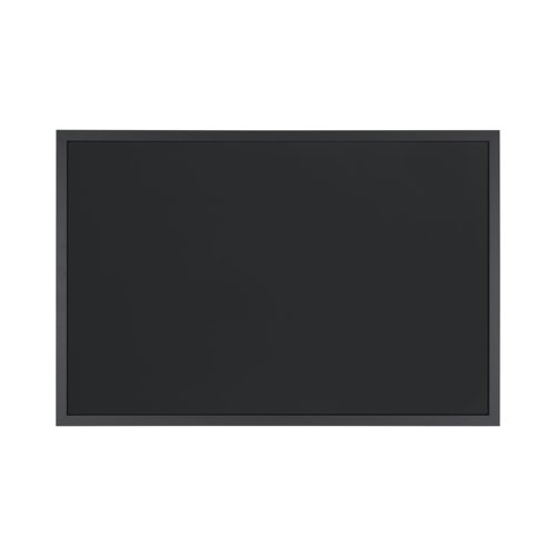 Bi-Office Optimum Chalkboard - 900 x 600 mm - Non-Magnetic Surface, Black MDF Frame