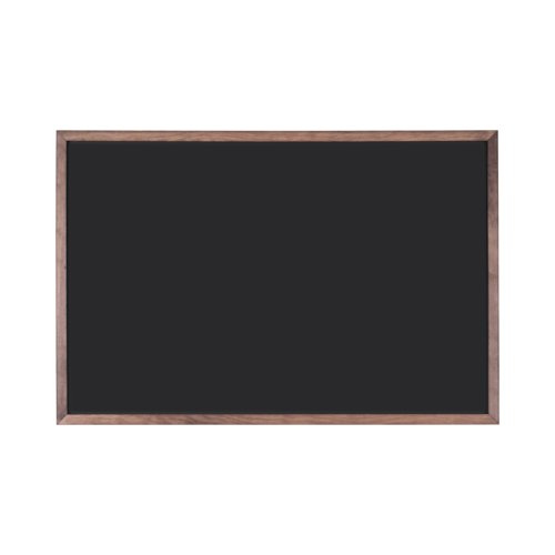 Bi-Office Optimum Chalkboard - 900 x 600 mm - Non-Magnetic Surface, Wood Frame