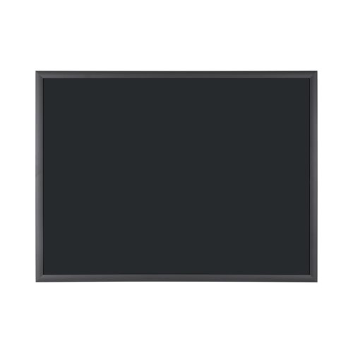 Bi-Office Transitional Chalkboard - 1200 x 900 mm - Non-Magnetic Surface, Black MDF Frame