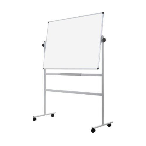 Bi-Office Revolver Double Sided Magnetic Whiteboard Laquered Steel Aluminium Frame 1200x1200mm - QR0303 49288BS Buy online at Office 5Star or contact us Tel 01594 810081 for assistance