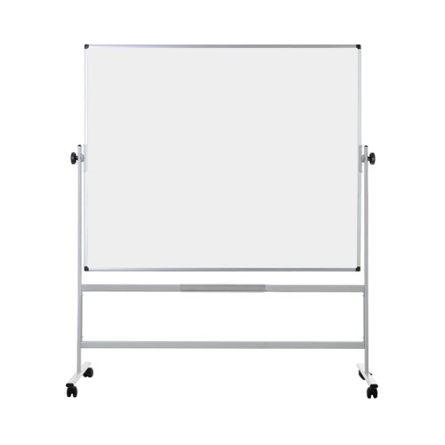 Bi-Office Revolving Whiteboard Lacquered Steel Surface 150x120cm QR0403