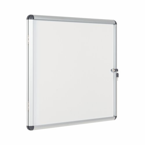 Earth Enclore Enclosed Magnetic Noticeboard 6xA4 Aluminium Frame RVT620109150