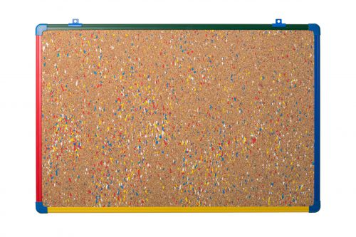 Bi-Office Schoolmate Cork Board 60 X 45 Col Frame