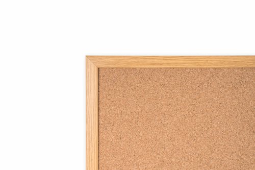 Earth Executive Cork Noticeboard 120x90cm Cork Surface Oak MDF Frame SF152001239