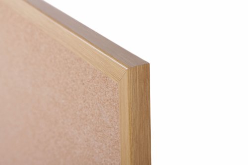 Earth Executive Cork Noticeboard 180x120cm Cork Surface Oak MDF Frame SF352001239