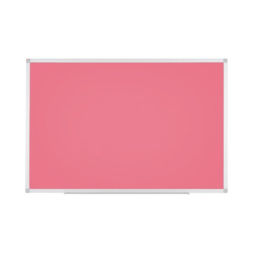 Ayda Magnetic Fuchsia Board - 900 x 600mm - Lacquered Steel Surface - Aluminium Frame