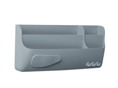 Bi-Office Magnetic Whiteboard Smart Accessory Box Grey - SM010102 Drywipe Board Accessories 48098BS