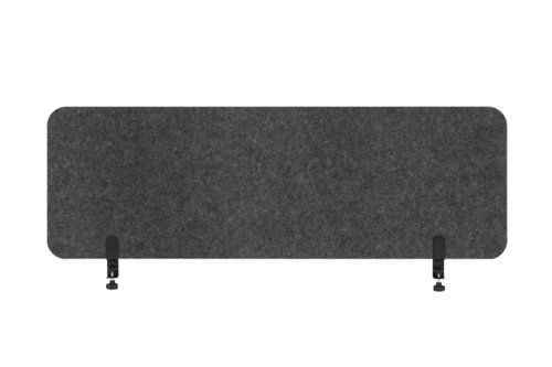 Bi-Office Archyi Sculpo 1200 x 400mm Desk Panel Frameless Dark Grey - SPD730207372