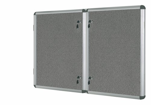 Bi-Office Enclore Fire Retardant Grey Lockable Door Top Hinged 40xA4 ST750102150